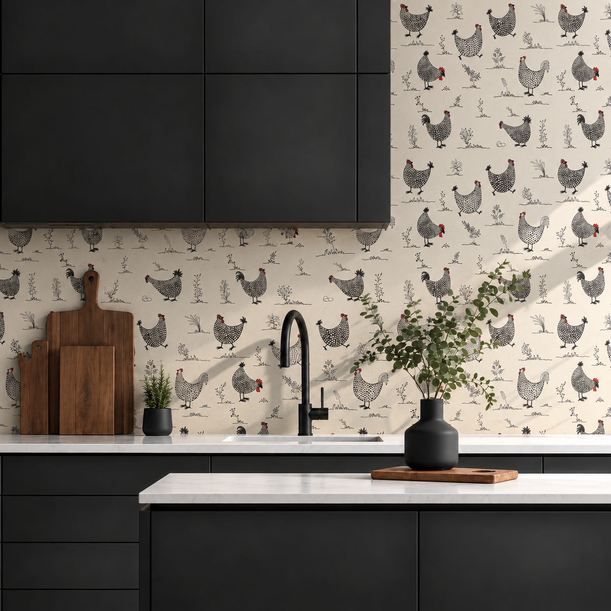 Papel Mural Gallina 1 (COC008)