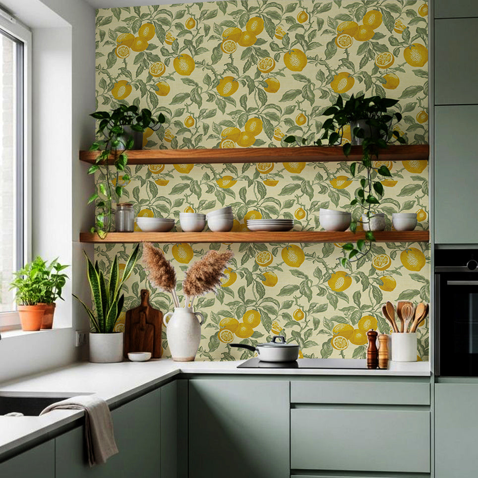 Papel Mural Limones entelados (COC009)