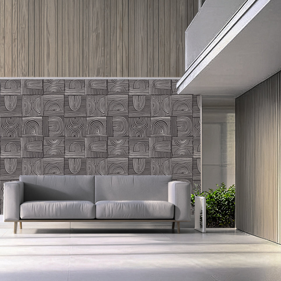 Papel Mural Líneas Curvas (ESP010)