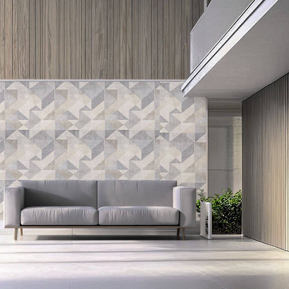 Papel Mural Triángulado (ESP013)