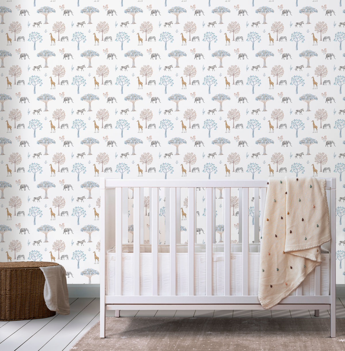 Papel Mural Arbol Azul (INFP001)