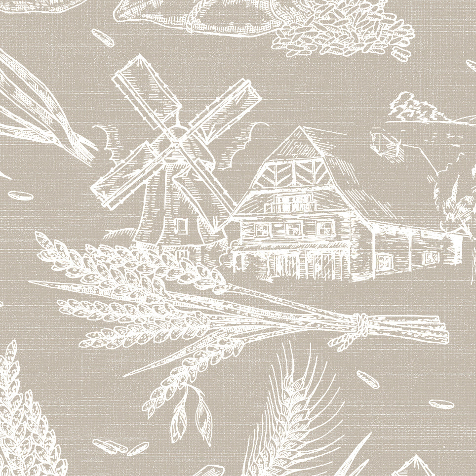 Papel Mural Toile Jouy Cocina (COC010)