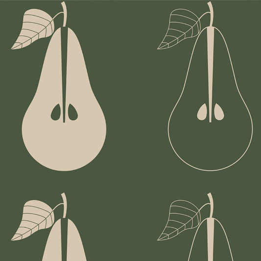 Papel Mural Peras retro (COC016)