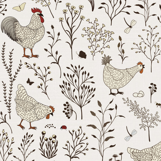 Papel Mural Gallinas 2 (COC018)