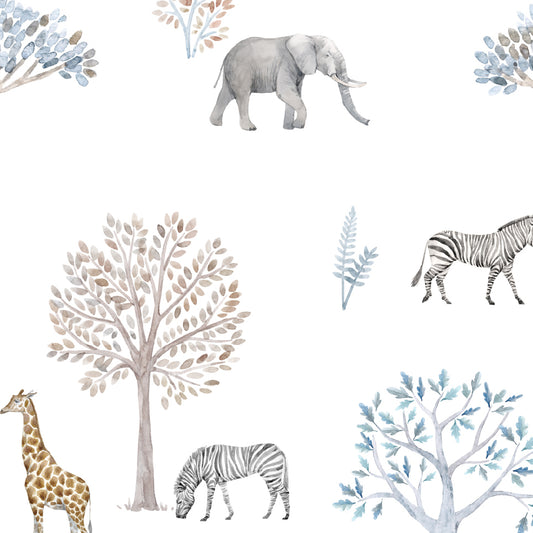 Papel Mural Arbol Azul (INFP001)