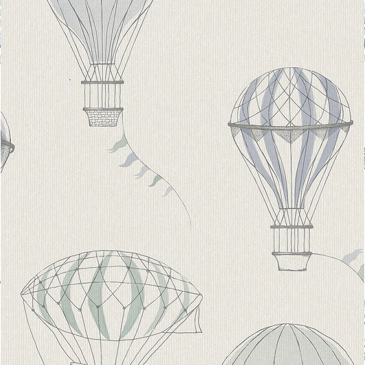 Papel Mural Globos en las nubes (NURS007)